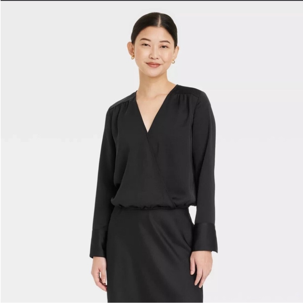 a new day Black Women's Blouse